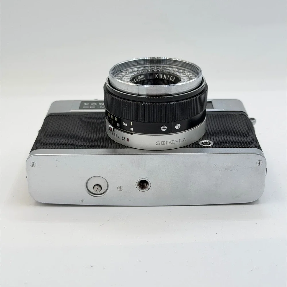 Konica EE-Matic Deluxe 35mm Film Rangefinder Camera Hexanon 40mm f2.8 Lens